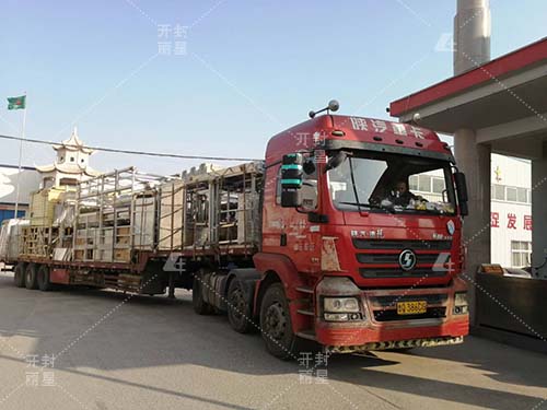 開(kāi)封麗星粉絲生產(chǎn)線、碗裝烘干設(shè)備發(fā)往山西陽(yáng)泉