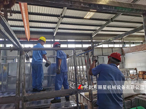 加班加點趕生產(chǎn)，麗星機(jī)械發(fā)貨忙