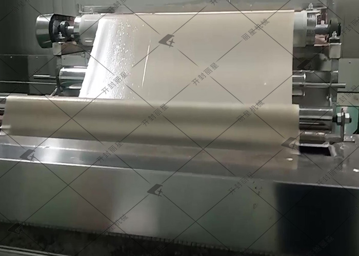 湖北客戶麗星自動(dòng)粉條設(shè)備試機(jī)，加工現(xiàn)場細(xì)節(jié)滿滿