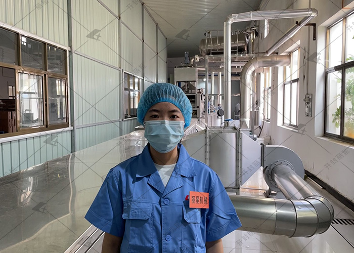 麗星自動(dòng)化粉皮生產(chǎn)線制作全流程